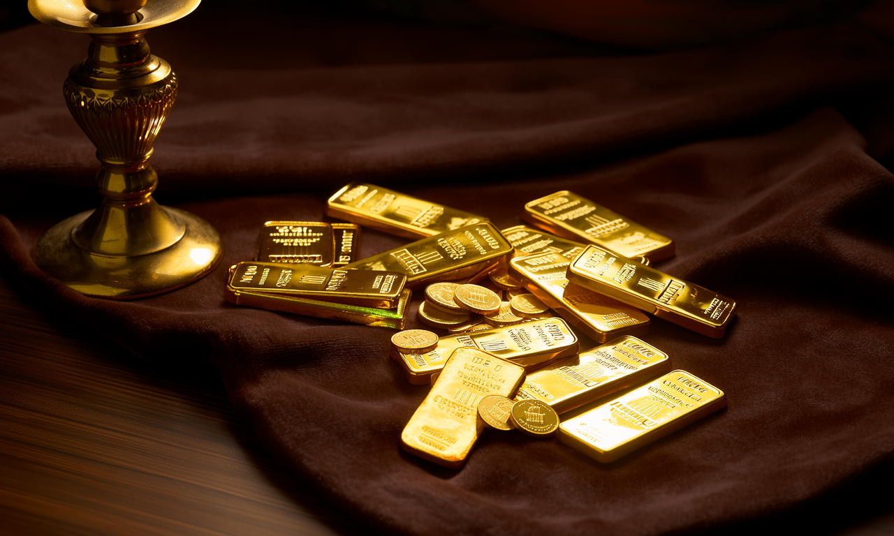 很多金子的图片