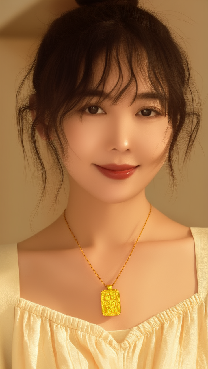 女士黄金吊坠图片 女士黄金吊坠图片