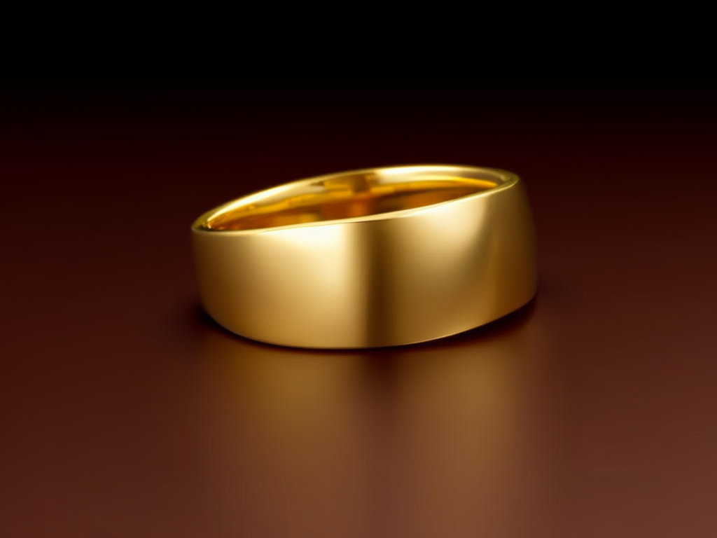 黄金戒指图片真实