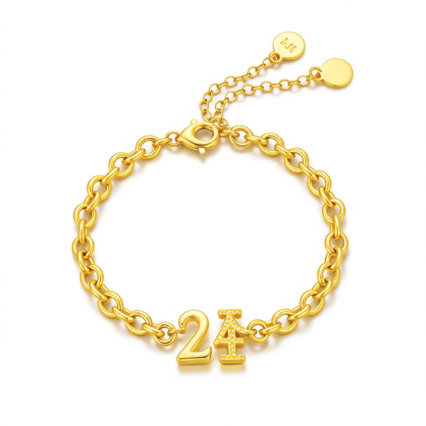 2克左右黄金手链图片